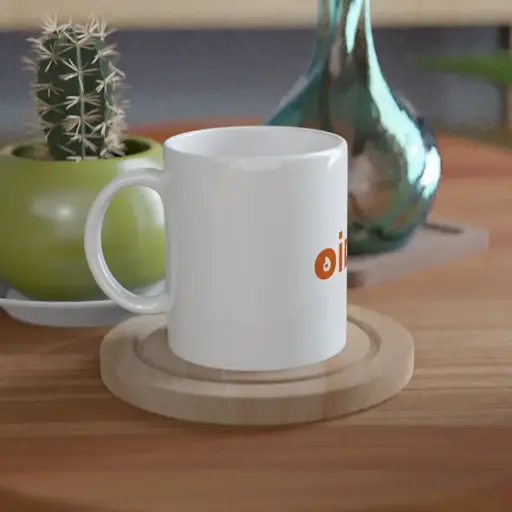 Oima White 11oz Ceramic Mug